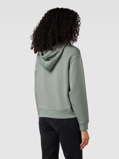 MSCH Copenhagen Hoodie met labelprint, model 'IMA Q' Rietgroen - 5