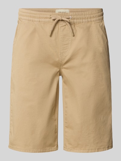 Produktfoto, Regular Fit Shorts mit elastischem Bund Modell 'MARCO' von Blend, beige, Baumwoll-Elasthan-Mix, glatte Textur, Herren Shorts