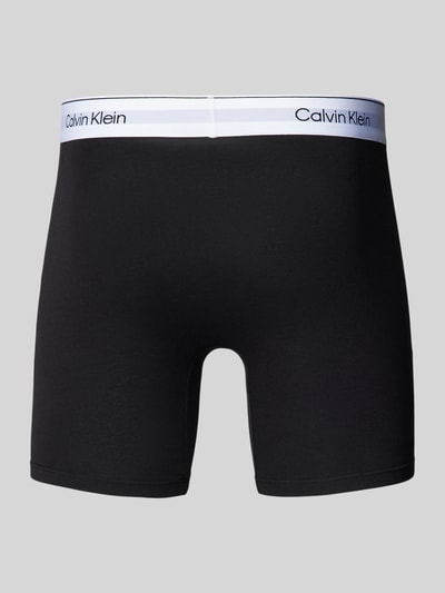 Calvin Klein Underwear Obcisłe bokserki z paskiem z logo w zestawie 3 szt. Czarny 3