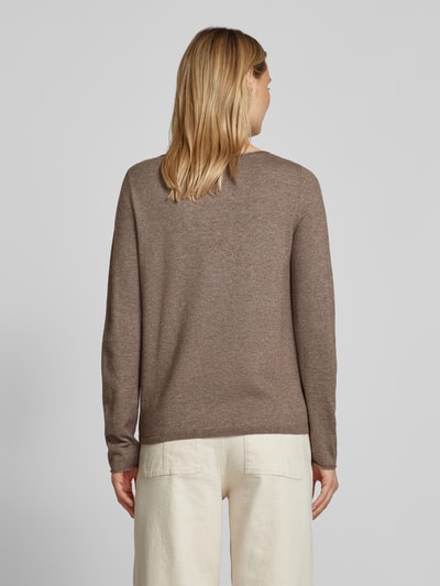 Marc O'Polo Pullover met scheerwol Lichtbruin - 5