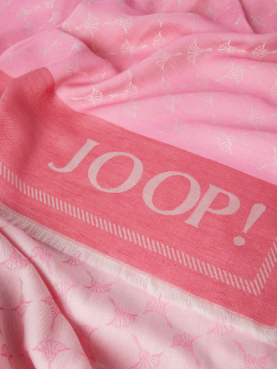 JOOP! Schal aus Bio-Baumwoll-Mix Modell 'Antonia' Pink 2