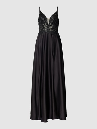 LUXUAR FASHION Abendkleid mit Ziersteinbesatz Black 2