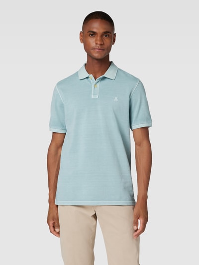 Marc O'Polo Poloshirt mit Label-Stitching Ocean 4