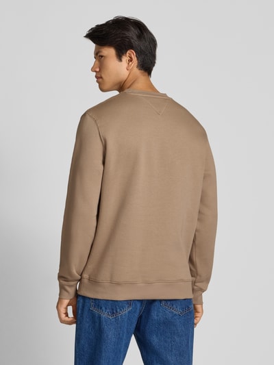 Tommy Jeans Regular Fit Sweatshirt aus Baumwoll-Mix Beige 5