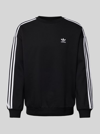 adidas Originals Oversized Sweatshirt mit gerippten Abschlussen black online kaufen