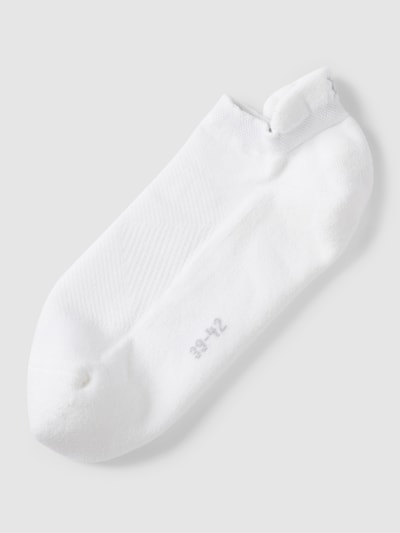 Burlington Sneakersocken mit Strukturmuster Weiss 1