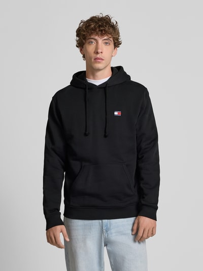 Tommy Jeans Regular Fit Hoodie aus reiner Baumwolle Black 4