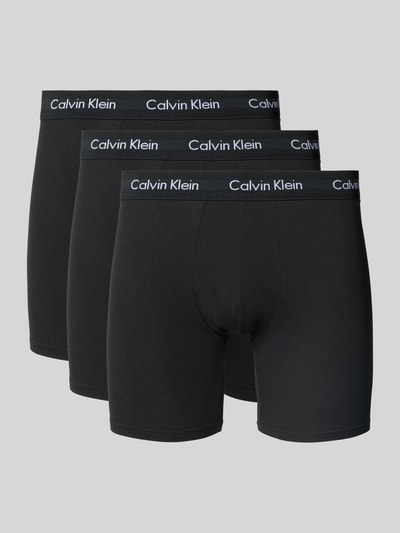 Calvin Klein Underwear Trunks mit Logo-Bund im 3er-Pack Black 1