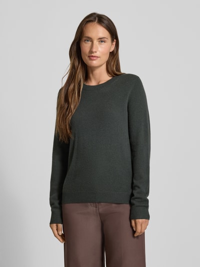 Christian Berg Woman Strickpullover aus reinem Kaschmir Dunkelgruen 4