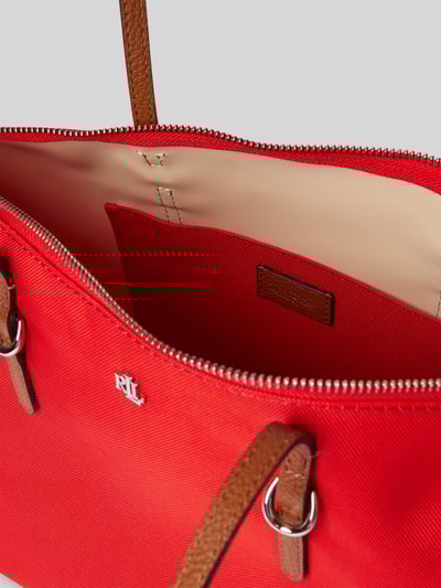 Lauren Ralph Lauren Torba tote z aplikacją z logo model ‘KEATON’ Czerwony 5