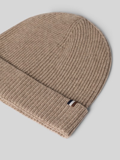 bugatti Mütze mit Label-Detail Taupe 2
