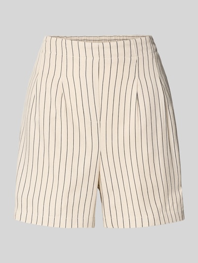 Vero Moda Regular Fit Shorts aus Viskose-Leinen-Mix Modell 'JESMILO' Beige 2