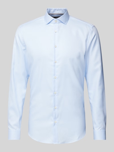 Jake*s Slim Fit Business-Hemd mit Haifischkragen Bleu 2