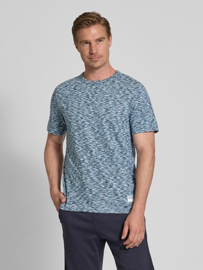 Tom Tailor Regular fit T-shirt van puur katoen Donkerblauw - 4