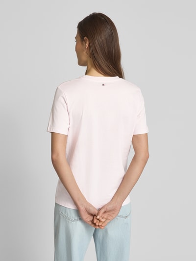 Tommy Hilfiger T-Shirt aus reiner Baumwolle Rosa 5