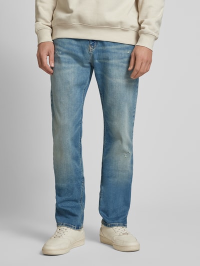 Tommy Jeans Slim Fit Jeans im Destroyed-Look Modell 'RYAN' Jeansblau 4