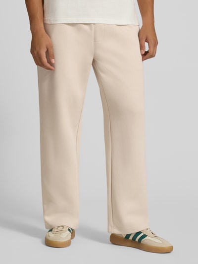 JACK & JONES Straight Fit Sweatpants mit elastischem Bund Offwhite 4