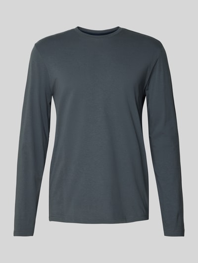 Christian Berg Men Shirt met lange mouwen en geribde ronde hals Flanel - 2