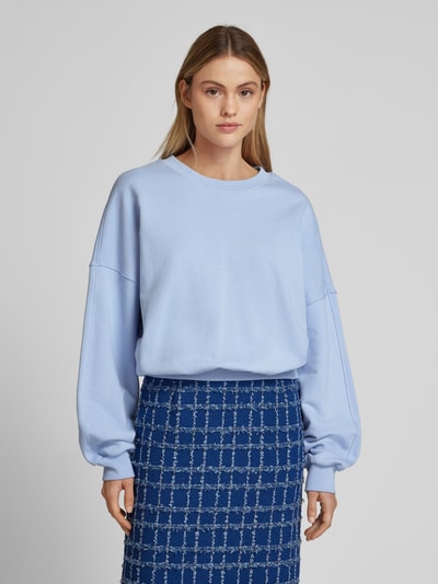 INFLUENCER'S CHOICE BY P&C* Krótka bluza z obniżonymi ramionami Jasnoniebieski 4