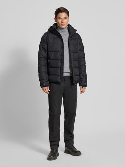 FIRE + ICE Gewatteerd jack met ritszakken, model 'LUKA2' Zwart - 1