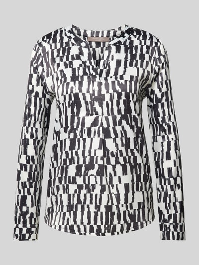Christian Berg Woman Selection Bluse mit Allover-Muster Black 2