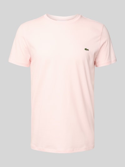Lacoste Regular fit T-shirt van puur katoen, model 'SUPIMA' Roze - 2