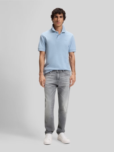 BOSS Orange Jeans o kroju regular fit z mieszanki bawełny model 'REMAINE' Jasnoszary 1