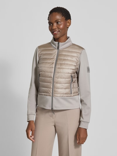 monari Gewatteerd jack met ritssluiting Taupe - 4