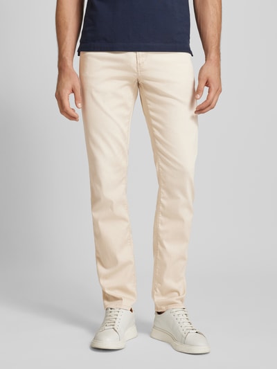 ALBERTO Regular fit jeans in 5-pocketmodel, model 'PIPE' Beige - 4