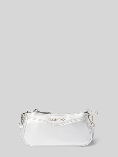 VALENTINO BAGS Schoudertas met labelapplicatie, model 'ELLY' Zilver - 1