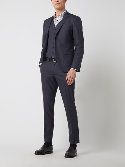 Tiger Of Sweden Slim Fit Anzughose mit Glencheck Modell 'Tord' Marine 1