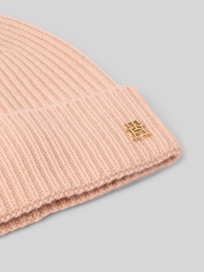 Tommy Hilfiger Mütze aus reinem Kaschmir Hellrosa 2