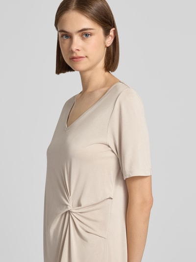 PIECES regular fit vrijetijdsjurk van viscosemix model 'ANORA' Beige - 3