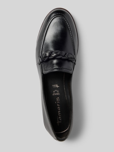 Tamaris Loafer aus echtem Leder Black 3