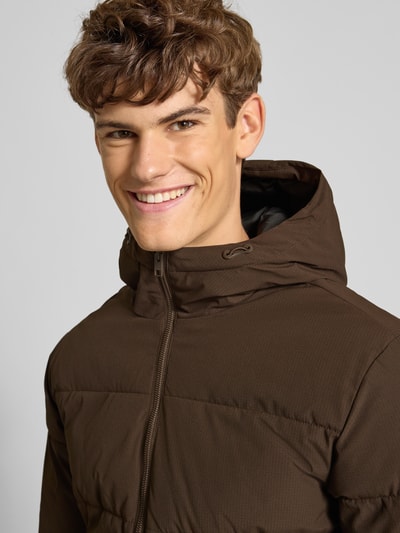Jack & Jones Steppjacke mit Kapuze Dunkelbraun 3