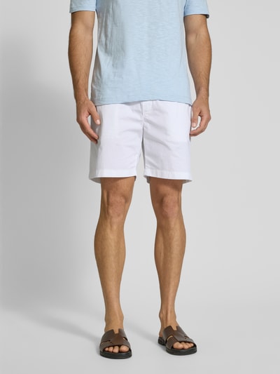 Tommy Hilfiger Regular Fit Shorts aus Baumwoll-Elasthan-Mix Weiss 4