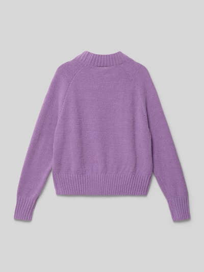 s.Oliver RED LABEL Regular Fit Strickpullover mit Raglanärmeln Lavender 3