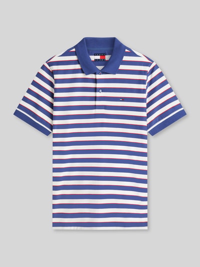 Tommy Jeans Regular Fit Poloshirt aus reiner Baumwolle Rauchblau 2