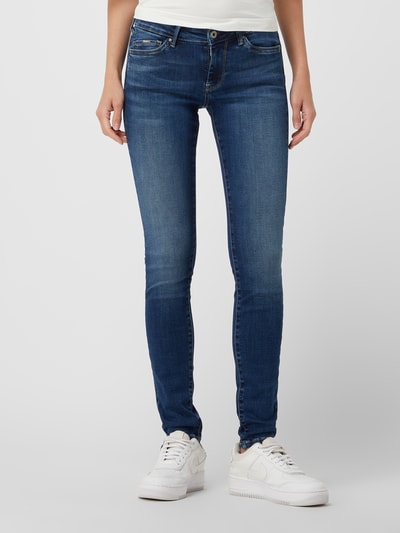 Pepe Jeans Skinny Fit Jeans mit Stretch-Anteil Modell 'Pixie' Jeansblau 4