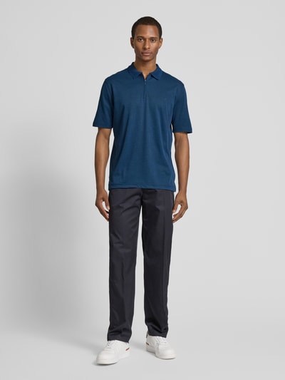 Christian Berg Men Poloshirt met polokraag Donkerblauw - 1