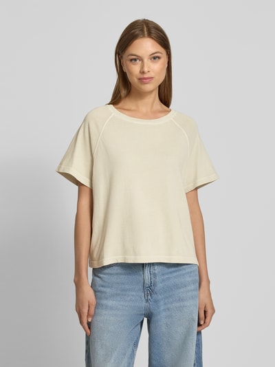 s.Oliver RED LABEL Loose Fit T-Shirt aus reiner Baumwolle Sand 4