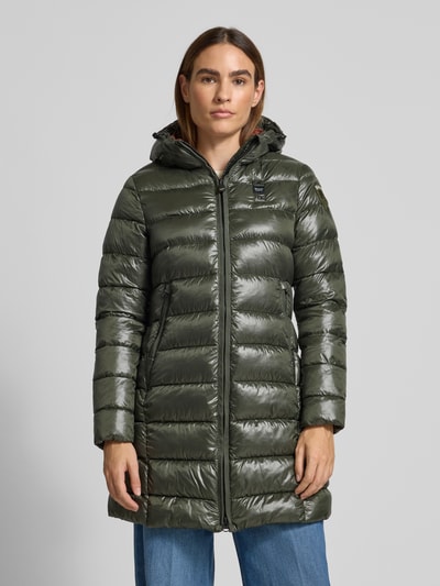 Blauer Usa Steppmantel mit Sorona®-Füllung Modell 'Adelaide' Dunkelgruen 4