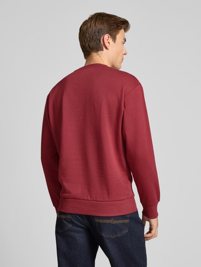 Tom Tailor Denim Regular Fit Sweatshirt aus Baumwoll-Mix Rostrot 5