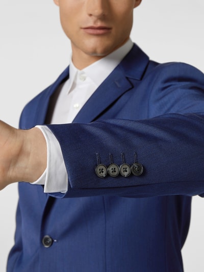 Selected Homme Slim fit colbert met twee knopen en stretch Koningsblauw - 3