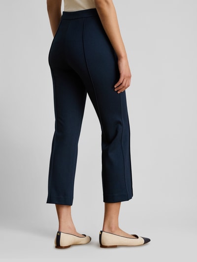 Lauren Ralph Lauren Spodnie o kroju slim fit o dł. 7/8 z ozdobnym szwem Granatowy 5