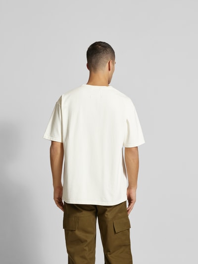 RHUDE T-Shirt mit Label-Print Offwhite 5