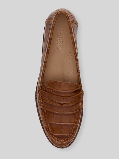 Lauren Ralph Lauren Loafer aus echtem Leder Dunkelbraun 3
