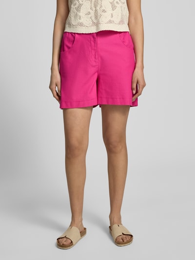 ICHI Shorts mit elastischem Bund Modell 'KATE' Pink 4