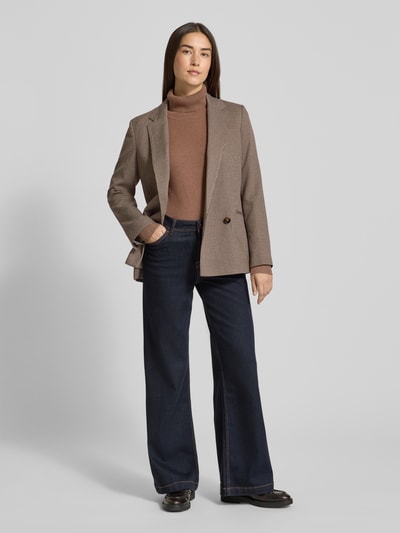 Christian Berg Woman Gebreide pullover van puur kasjmier Hazelnoot - 1