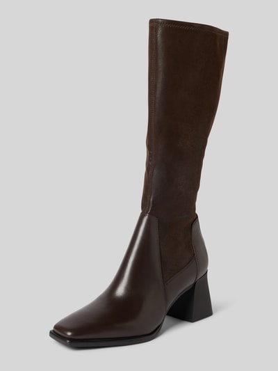 Produktfoto, ciemnobrązowe kozaki ze skóry bydlęcej model 'HEDDA' od Vagabond, damskie kozaki / boots